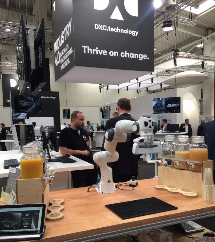 Stand der DXC Technology auf der CeBIT