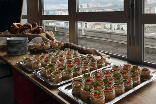 Essen auf dem Netzwerktreffen